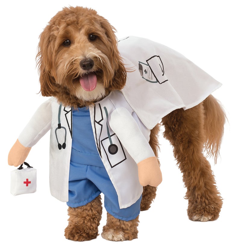 Rubies Walking Vet Pet Costume for Dogs or Cats, Small - Image 2